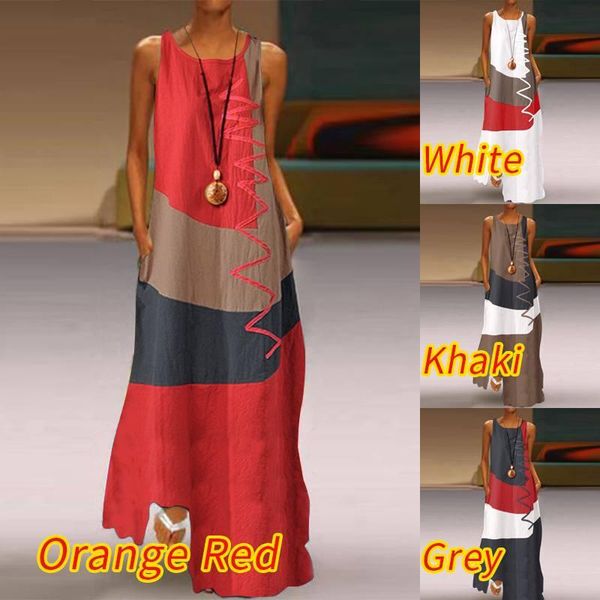 casual dresses 2021 summer fashion european american women's cotton linen stitch contrast color sleeveless vest slim loose dress women, Black;gray
casual dresses 2021 summer fashion european american women's cotton linen stitch contrast color sleeveless vest slim loose dress women, Black;gray