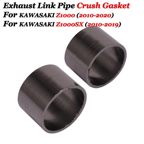 motorcycle exhaust system 2pcs for z1000 z1000sx 2010-2021 pipe graphite gasket to muffler seal tube link
motorcycle exhaust system 2pcs for z1000 z1000sx 2010-2021 pipe graphite gasket to muffler seal tube link