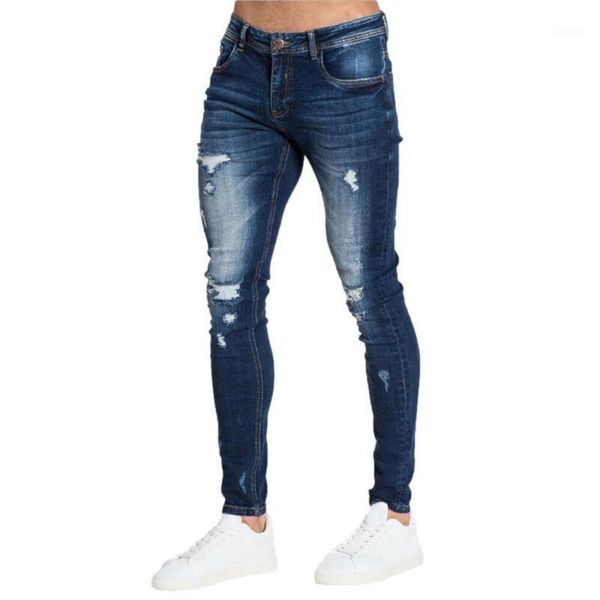 men's jeans mens denim long pants casual slim fit skinny fashion zipper scratched clothes for man full distressed ripped trousers, Blue
men's jeans mens denim long pants casual slim fit skinny fashion zipper scratched clothes for man full distressed ripped trousers, Blue