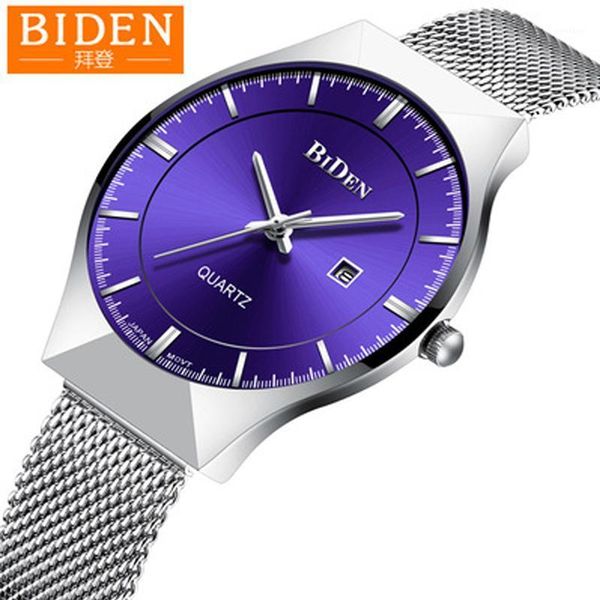 wristwatches biden male wrist watch men military sport clock mesh steel strap mens watches date business quartz clocks, Slivery;brown
wristwatches biden male wrist watch men military sport clock mesh steel strap mens watches date business quartz clocks, Slivery;brown