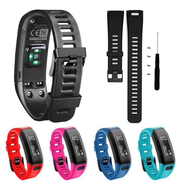 watch bands fashion watchbands 14.5cm-21cm replacement soft silicone bracelet strap wristband for garmin vivosmart hr, Black;brown
watch bands fashion watchbands 14.5cm-21cm replacement soft silicone bracelet strap wristband for garmin vivosmart hr, Black;brown