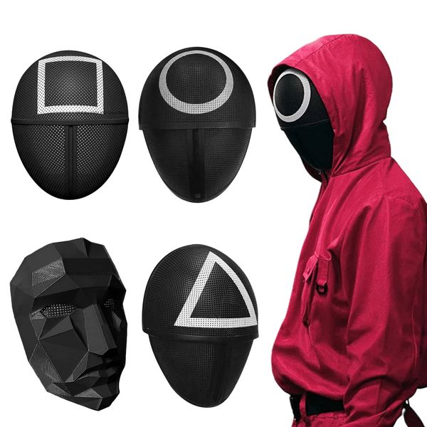 dhl halloween toys squid game masked man masks masquerade costume party props tv round squire triangle mask accessories delicate
dhl halloween toys squid game masked man masks masquerade costume party props tv round squire triangle mask accessories delicate