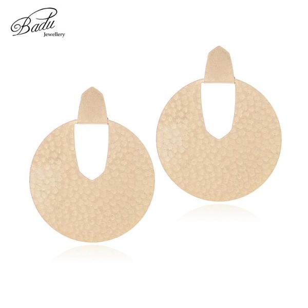 badu gold stud earring big round geometric exaggerated studs for women vintage statement jewelry wholesale, Golden;silver
badu gold stud earring big round geometric exaggerated studs for women vintage statement jewelry wholesale, Golden;silver
