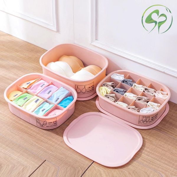 storage drawers underwear box organizer plastic for bra panties socks drawer desktop