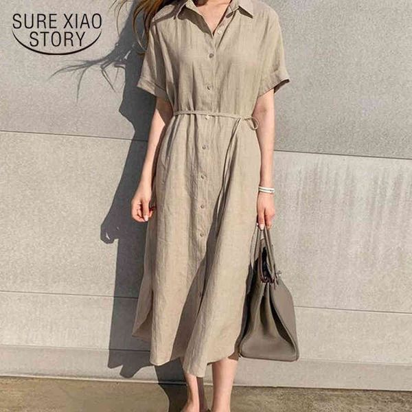 simple casual loose lapel women shirt dress spring summer single-breasted lace-up short sleeve female robe femme 9948 210510, Black;gray
simple casual loose lapel women shirt dress spring summer single-breasted lace-up short sleeve female robe femme 9948 210510, Black;gray