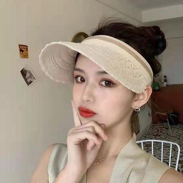 wide brim hats 2021summer lace straw hat fashion visor women outdoor empty sun cap girls large beach uv protection casual, Blue;gray
wide brim hats 2021summer lace straw hat fashion visor women outdoor empty sun cap girls large beach uv protection casual, Blue;gray