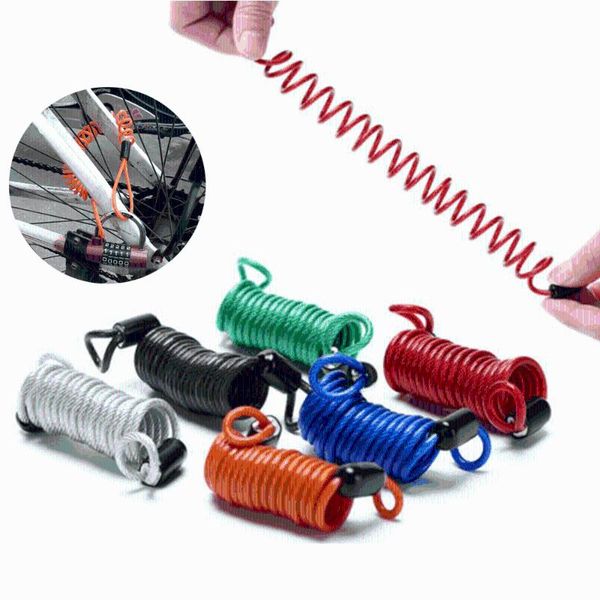 bike locks 1pc 1m/1.5m/2.5m spring cable lock anti-theft rope alarm disc bicycle security reminder motorcycle theft protection
bike locks 1pc 1m/1.5m/2.5m spring cable lock anti-theft rope alarm disc bicycle security reminder motorcycle theft protection