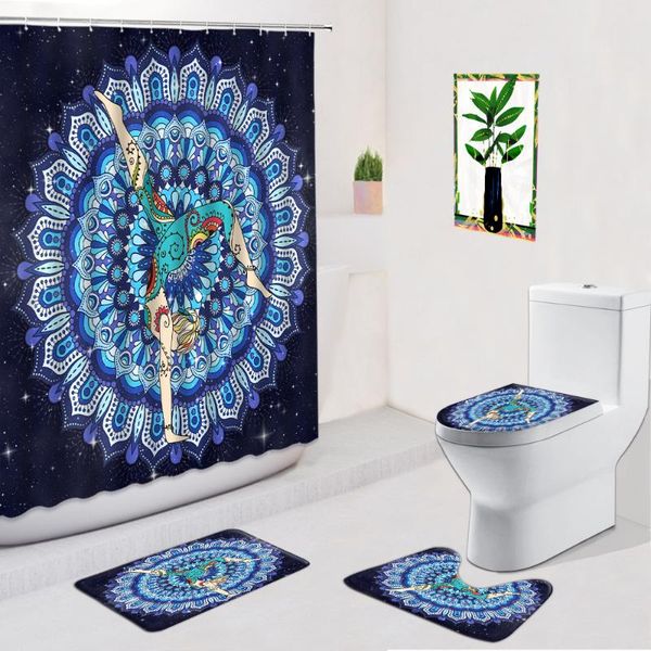shower curtains bohemian mandala bathroom 4pcs set washable flannel toilet cover mat non-slip bath rug ethnic-style curtain
shower curtains bohemian mandala bathroom 4pcs set washable flannel toilet cover mat non-slip bath rug ethnic-style curtain