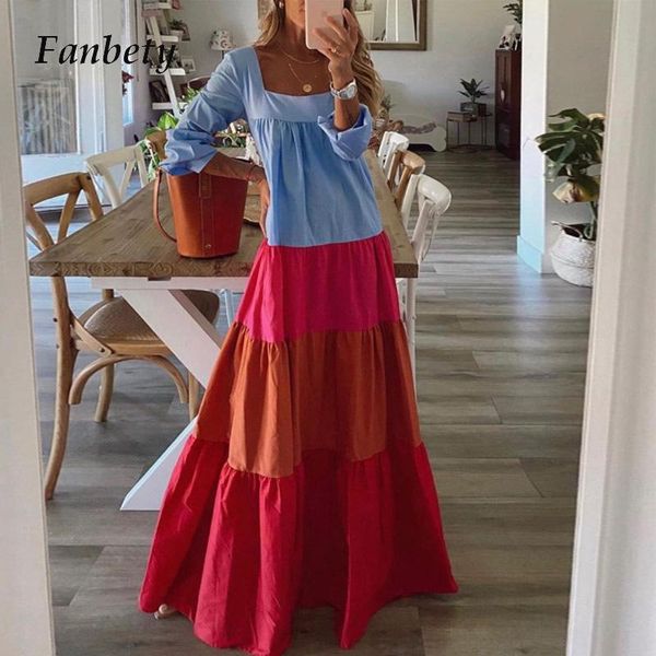 casual dresses women vintage long sleeve patchwork pleated ladies slash neck loose party dress autumn female vestidos, Black;gray
casual dresses women vintage long sleeve patchwork pleated ladies slash neck loose party dress autumn female vestidos, Black;gray