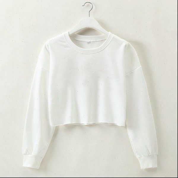 womens hoodies casual long sleeve short cropped navel sweatshirt jumper crop pullover fashion girl clothes, Black
womens hoodies casual long sleeve short cropped navel sweatshirt jumper crop pullover fashion girl clothes, Black