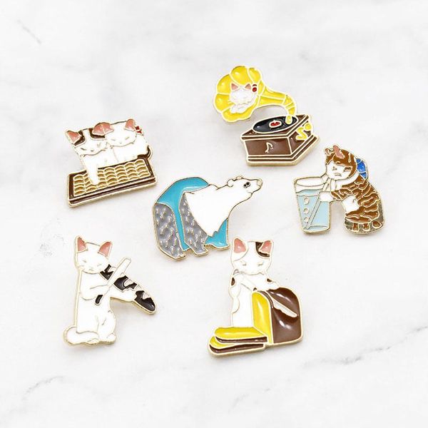pins, brooches luxury brooch japan and south korea funny cute creative cats women jewelry accessories for women's clothing, Gray
pins, brooches luxury brooch japan and south korea funny cute creative cats women jewelry accessories for women's clothing, Gray