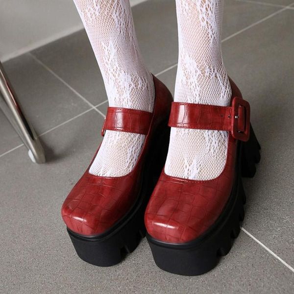 womens crocodile pattern lolita gothic punk pumps shoes platform chunky high heel creepers japanese harajuku square toe 2021 dress, Black
womens crocodile pattern lolita gothic punk pumps shoes platform chunky high heel creepers japanese harajuku square toe 2021 dress, Black