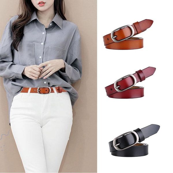belts female genuine leather belt for women fashion leisure all match woman waistband, Black;brown
belts female genuine leather belt for women fashion leisure all match woman waistband, Black;brown