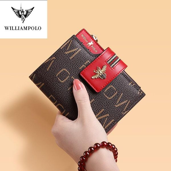 wallets williampolo short wallet multi-card holder simple large-capacity card women's bank anti-theft pvc, Red;black
wallets williampolo short wallet multi-card holder simple large-capacity card women's bank anti-theft pvc, Red;black