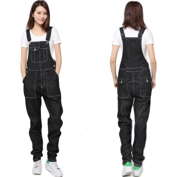 jean plus size denim overalls black women casual oversized suspenders trousers cargo pants hip hop jeans grils female clothing, Blue
jean plus size denim overalls black women casual oversized suspenders trousers cargo pants hip hop jeans grils female clothing, Blue