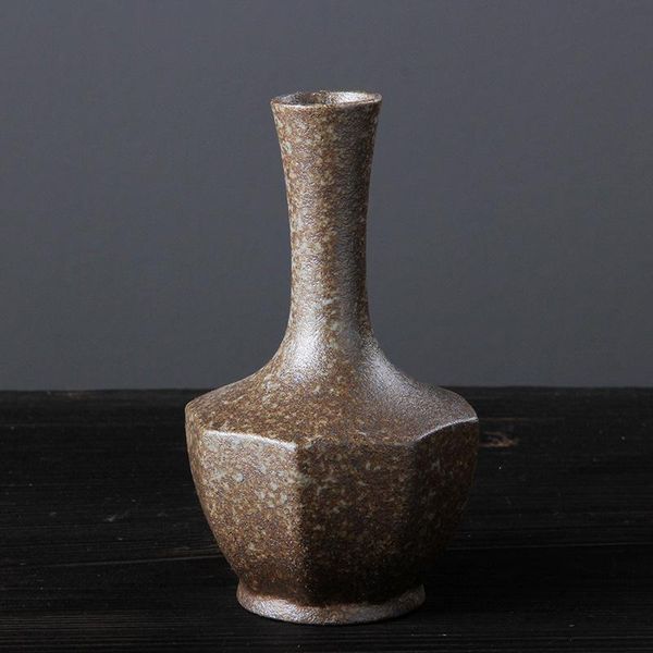 vases small vase made of coarse pottery from kiln personalized ceramic flower arrangement home decoration path