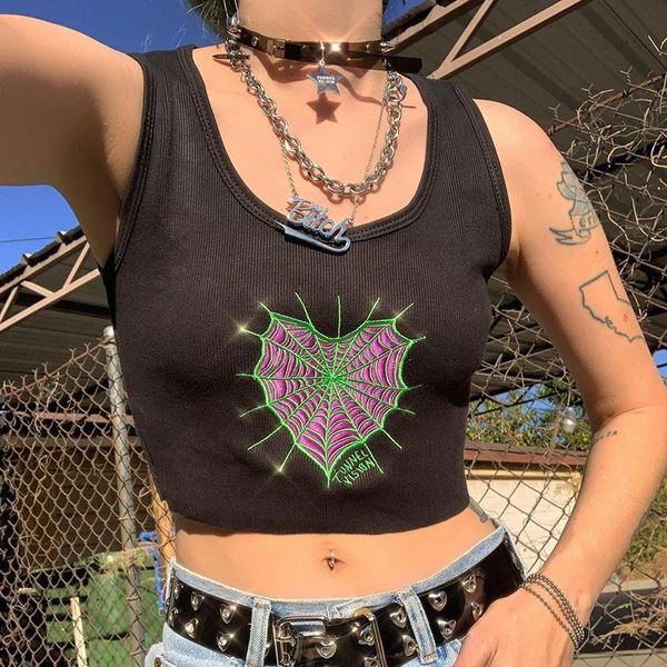 women's tanks & camis embroidery crop tank y2k fashion knit shirts club goth punk streetwear women 2021 autumn winter clothes, White
women's tanks & camis embroidery crop tank y2k fashion knit shirts club goth punk streetwear women 2021 autumn winter clothes, White