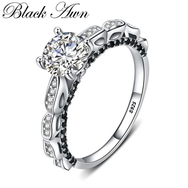 cluster rings sodrov 2021 fashion 925 sterling silver fine jewelry engagement black spinel round ring for women g096, Golden;silver
cluster rings sodrov 2021 fashion 925 sterling silver fine jewelry engagement black spinel round ring for women g096, Golden;silver