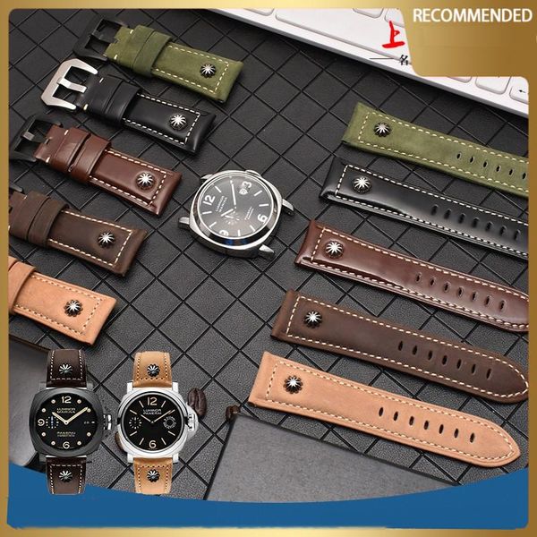 watch bands waterproof frosted leather watchband 20mm 22mm 24mm 26mm for luminos and panahai pam441 372 strap man's wristband, Black;brown
watch bands waterproof frosted leather watchband 20mm 22mm 24mm 26mm for luminos and panahai pam441 372 strap man's wristband, Black;brown