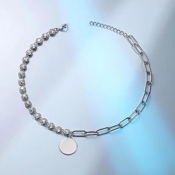 minimalist bling crystal chunky cuban chain necklaces for women 2021 gold silver color link coin pendant chokers necklace
minimalist bling crystal chunky cuban chain necklaces for women 2021 gold silver color link coin pendant chokers necklace