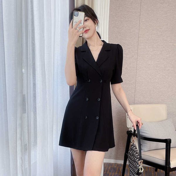 bubble sleeve french fried street suit drs summer small black skirt, Black;gray
bubble sleeve french fried street suit drs summer small black skirt, Black;gray