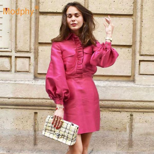 elegant woman bodycon mini shirt dress vestidos retro lapel lantern long sleeve ruffle celebrity club party autumn 210527, Black;gray
elegant woman bodycon mini shirt dress vestidos retro lapel lantern long sleeve ruffle celebrity club party autumn 210527, Black;gray