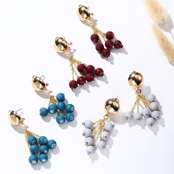 dangle & chandelier boho gold drop earrings for women girl jewelry gift female bohemian long chain rubber ball eardrop earring hanging, Silver
dangle & chandelier boho gold drop earrings for women girl jewelry gift female bohemian long chain rubber ball eardrop earring hanging, Silver