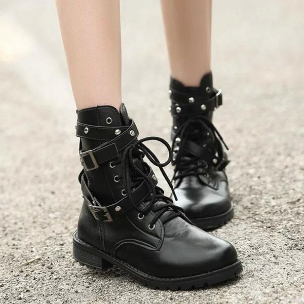 boots fashion shoes woman steampunk gothic vintage style retro punk buckle military combat winter women botas mujer 2021, Black
boots fashion shoes woman steampunk gothic vintage style retro punk buckle military combat winter women botas mujer 2021, Black