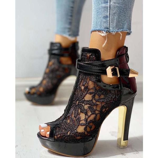 sorphio ladies high heel party elegant mature fashion women shoes solid zipper buckle platform sandals, Black
sorphio ladies high heel party elegant mature fashion women shoes solid zipper buckle platform sandals, Black