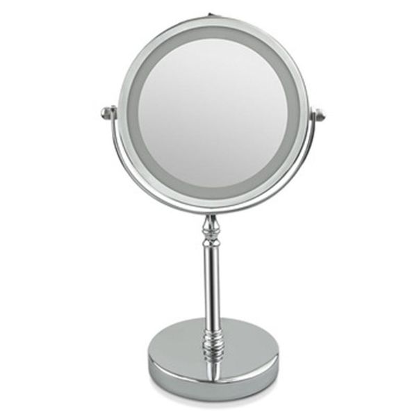 mirrors 8 inch rechargeable makeup mirror with led light cosmetic round shape table double-sided backlit desktop 
mirrors 8 inch rechargeable makeup mirror with led light cosmetic round shape table double-sided backlit desktop
