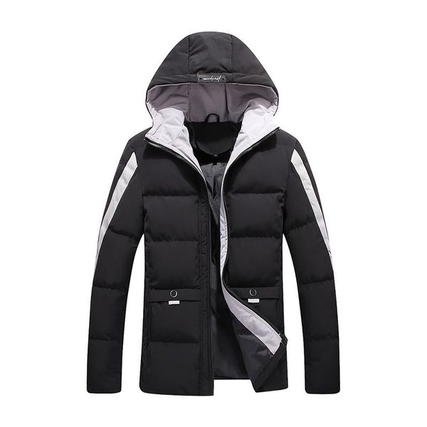 men's down & parkas hooed coat 2021 mens thicken outdoor parka winter warm soft outwear male fashion patchwork zipper men clothing, Black
men's down & parkas hooed coat 2021 mens thicken outdoor parka winter warm soft outwear male fashion patchwork zipper men clothing, Black