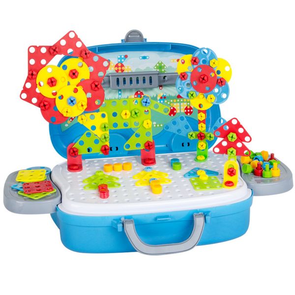 new early education diy plug in electric drill to assemble versatile building block toys for children
new early education diy plug in electric drill to assemble versatile building block toys for children