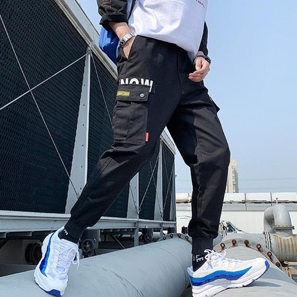 men's pants fashion men high street cargo vacation jogging special streetwear gothic style sweatpants elastic waist trousers, Black
men's pants fashion men high street cargo vacation jogging special streetwear gothic style sweatpants elastic waist trousers, Black