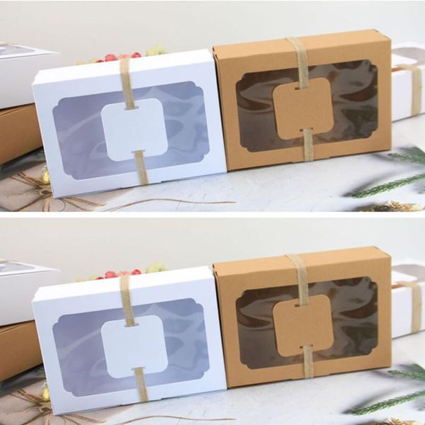 6/12pcs kraft paper candy box favor gift pvc clear window cookies dragee boxes christmas year wedding party decoration wrap
6/12pcs kraft paper candy box favor gift pvc clear window cookies dragee boxes christmas year wedding party decoration wrap