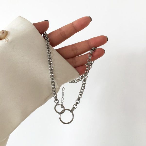 chokers simple round shape necklace for women fashion minimalist clavicle chain hip-hop irregular jewelry gothic prom accessories, Golden;silver
chokers simple round shape necklace for women fashion minimalist clavicle chain hip-hop irregular jewelry gothic prom accessories, Golden;silver