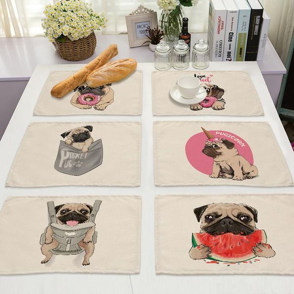 mats & pads 1pcs cute dog cotton pattern linen pad dining table bowl cup mat kitchen placemat home decor
mats & pads 1pcs cute dog cotton pattern linen pad dining table bowl cup mat kitchen placemat home decor