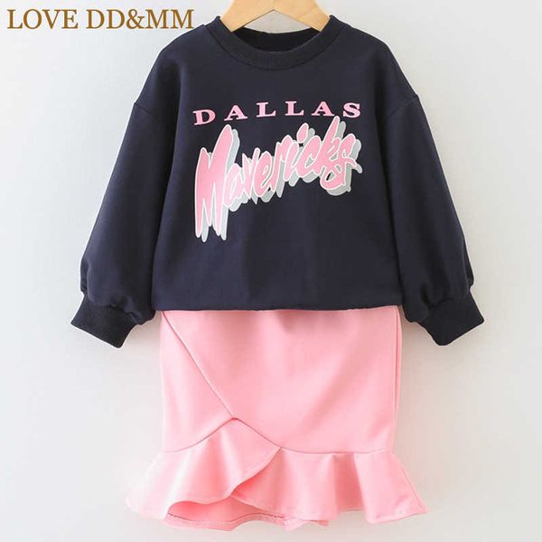 love dd&mm girls sets children's clothing girls casual letters printing sweater + fashion fishtail waist skirt two sets 210715, White
love dd&mm girls sets children's clothing girls casual letters printing sweater + fashion fishtail waist skirt two sets 210715, White