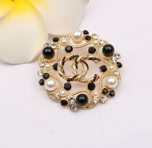 20colors famous brand designer charm double letter gold silver multicolor pearl pins brooches women rhinestone brooch suit pin fashion jewel, Gray
20colors famous brand designer charm double letter gold silver multicolor pearl pins brooches women rhinestone brooch suit pin fashion jewel, Gray