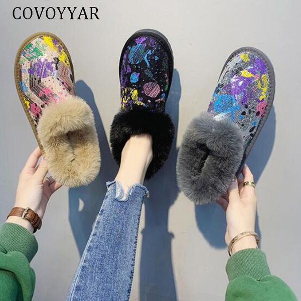 boots covoyyar 2021 winter women bling fashion platform snow flat shoes woman fur ladies ankle booties wbs4013, Black
boots covoyyar 2021 winter women bling fashion platform snow flat shoes woman fur ladies ankle booties wbs4013, Black