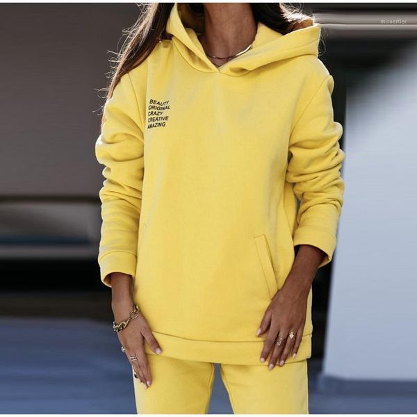 women's two piece pants women fleece letter print set casual long sleeve hoodie sweatshirts and jogging suits loose female tracksuits, White
women's two piece pants women fleece letter print set casual long sleeve hoodie sweatshirts and jogging suits loose female tracksuits, White
