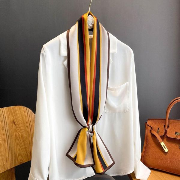 scarves 2021 silk long scarf women luxury neckerchief summer headband female hair kerchief bag scarfs hairband neck for ladies, Blue;gray
scarves 2021 silk long scarf women luxury neckerchief summer headband female hair kerchief bag scarfs hairband neck for ladies, Blue;gray