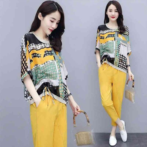 cotton and linen suits female summer loose printing pencil pants womens fashion plus size two-piece sets, White
cotton and linen suits female summer loose printing pencil pants womens fashion plus size two-piece sets, White