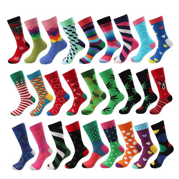 men casual combed cotton socks harajuku hip hop british style funny colorful winter happy christmas gift men's, Black
men casual combed cotton socks harajuku hip hop british style funny colorful winter happy christmas gift men's, Black