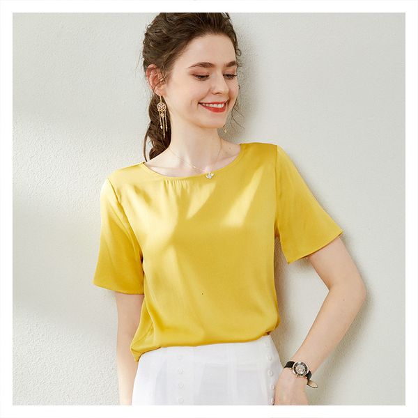 t shirts fashion simple style heavyweight silk t-shirt all-match basic short sleeved with round neck loose women, White
t shirts fashion simple style heavyweight silk t-shirt all-match basic short sleeved with round neck loose women, White