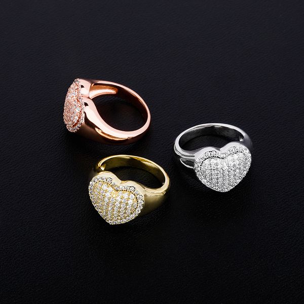 hip hop girl rings fashion women 18k gold rhodium plated love heart cluster rings luxury bling zircon designer rings, Golden;silver
hip hop girl rings fashion women 18k gold rhodium plated love heart cluster rings luxury bling zircon designer rings, Golden;silver