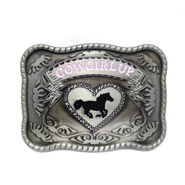 cowgirls women belt accessories rectangle pink cowgirl up heart shape horse metal buckle retail wholesale custom belts, Black;brown
cowgirls women belt accessories rectangle pink cowgirl up heart shape horse metal buckle retail wholesale custom belts, Black;brown
