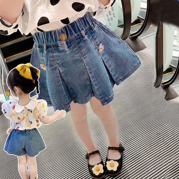 2-9 years toddler girls shorts kids korean pleated skirt pants 2021 summer baby wide leg denim children clothes, Black
2-9 years toddler girls shorts kids korean pleated skirt pants 2021 summer baby wide leg denim children clothes, Black