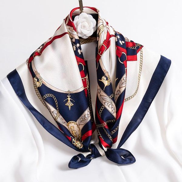 scarves 100% real silk square scarf women print bandana natural headscarf spring handkerchief suqare satin foulard femme, Blue;gray
scarves 100% real silk square scarf women print bandana natural headscarf spring handkerchief suqare satin foulard femme, Blue;gray
