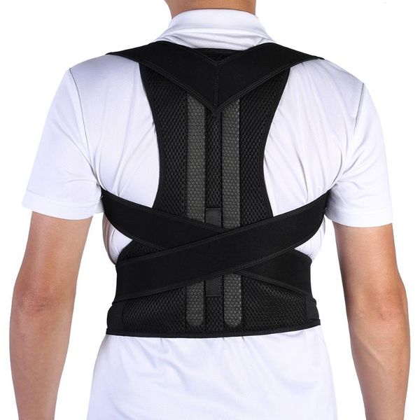 back support adjustable shoulder posture corrector belt clavicle spine reshape your body home office sport upper brace, Black;blue
back support adjustable shoulder posture corrector belt clavicle spine reshape your body home office sport upper brace, Black;blue