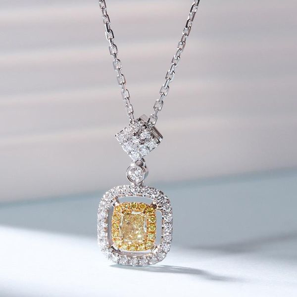 pendant necklaces luxury silver plated inlay gems necklace princess cut white/yellow zircon yellow crystal chain women jewelry
pendant necklaces luxury silver plated inlay gems necklace princess cut white/yellow zircon yellow crystal chain women jewelry